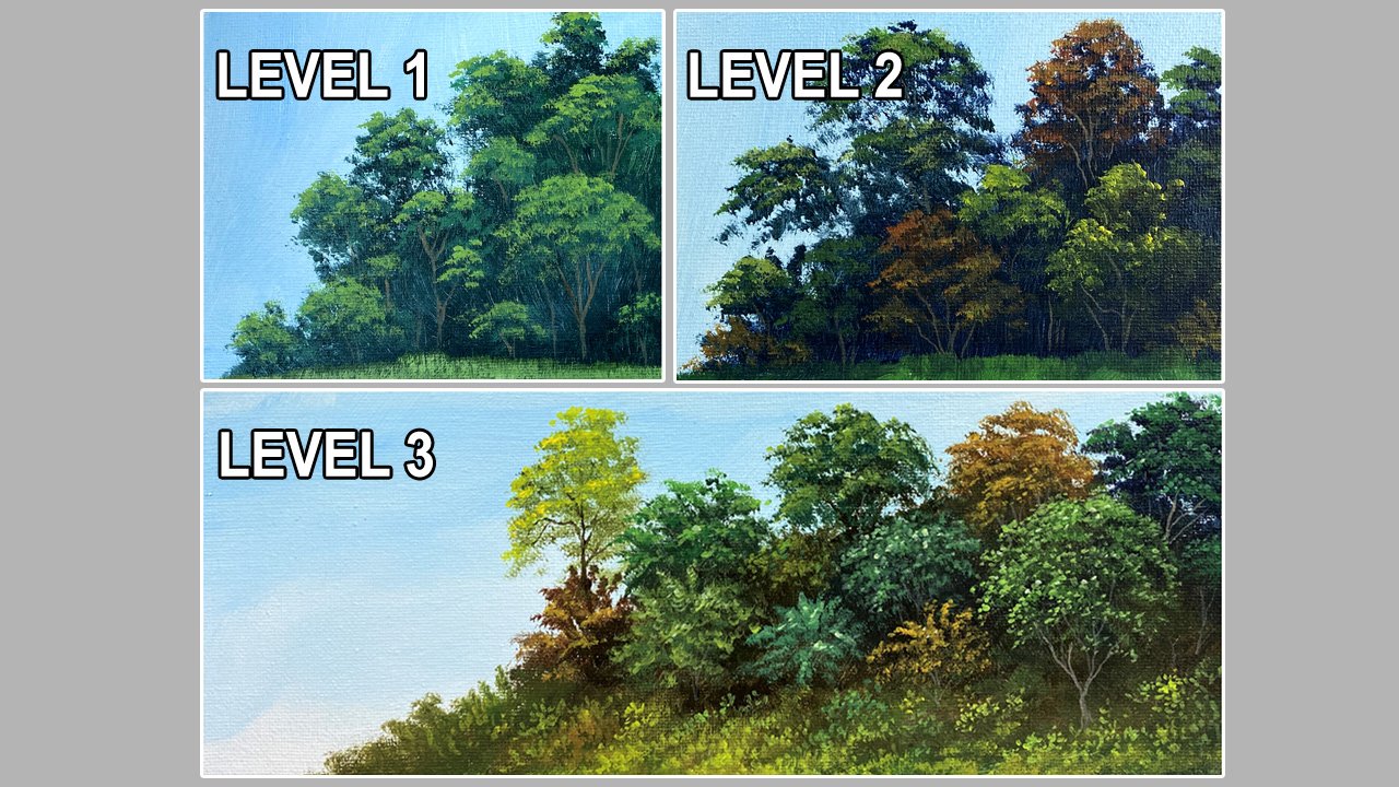 Mastering Trees in Acrylic Painting